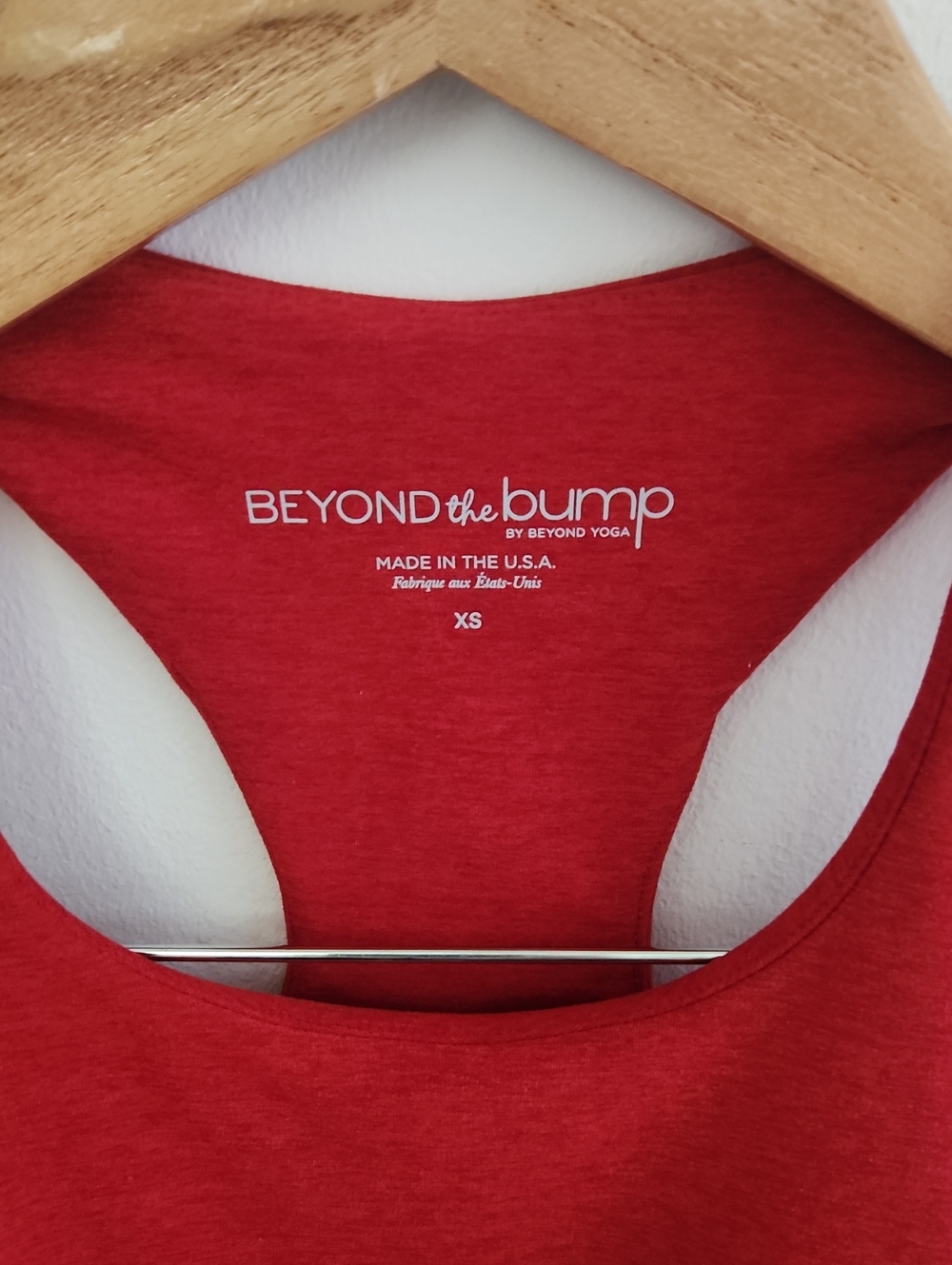 Beyond the Bump Beyond Yoga Spacedye Bases Covered Maternity Racerback Tank Top - Picture 6 of 11